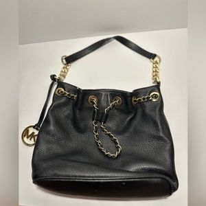 Michael Michael Kors Black Shoulder Bag